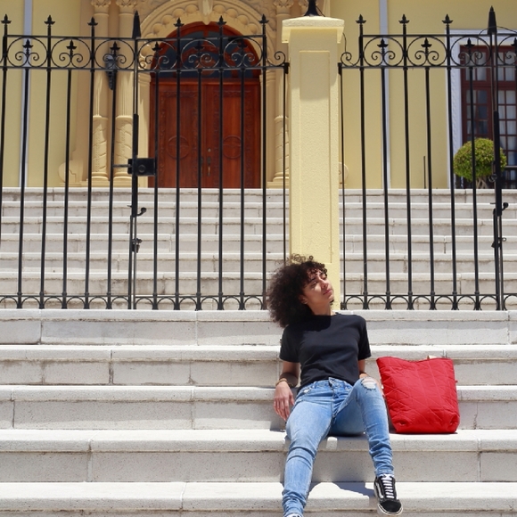 Filum large red tote - Picture 12 of 12